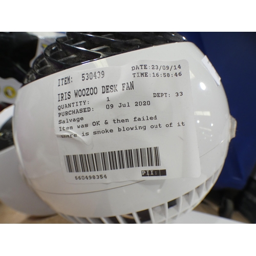 3308 - Iris Woozoo Desk Fan (No remote) (307-117) * This lot is subject to VAT