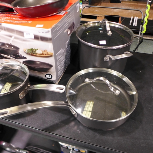 3374 - Kirkland Signature H/Anodised Cookware, original RRP £118.99 + VAT (307-74) * This lot is subject to... 