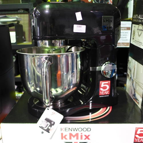 3384 - Kenwood K-Mix Black Standmixer (model:- KMX750AB), original RRP £199.99 + VAT (307-226) * This lot i... 