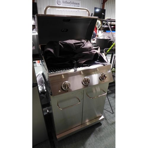 3416 - Nexgrill 3 Burner BBQ Gas Grill, original RRP £229.99 + VAT     (307-121) * This lot is subject to V... 