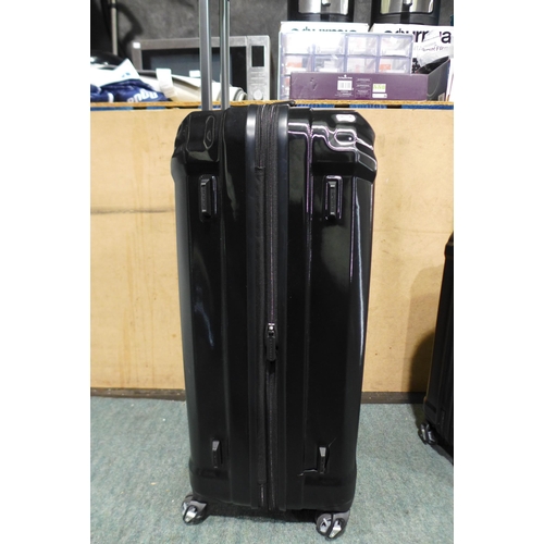 3420 - Samsonite Endure Two Piece Hardside Black Suitcase Set (Damaged) original RRP £129.99 + VAT (306-44/... 