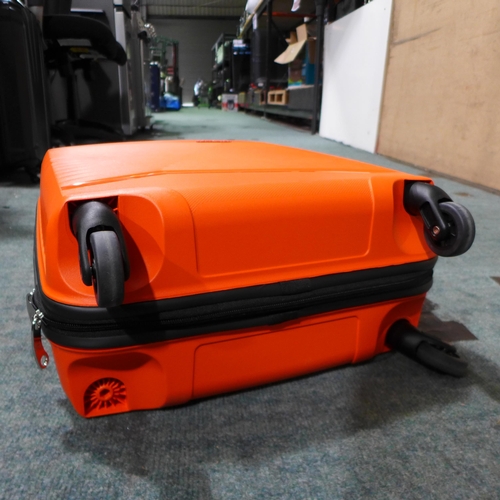 3423 - Two American Tourister Orange Suitcases (79cm and 55cm)  (307-59,68) * This lot is subject to VAT