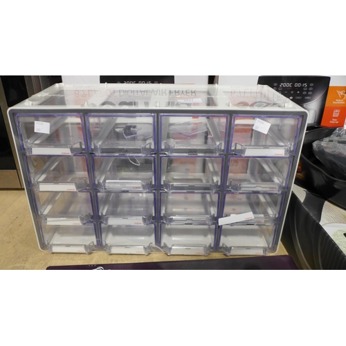 3437 - Sysmax 16 Drawer Multibox (Damaged) (307-270) * This lot is subject to VAT