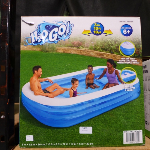 3450 - H20Go! 10ft Family Pool (307-196) * This lot is subject to VAT