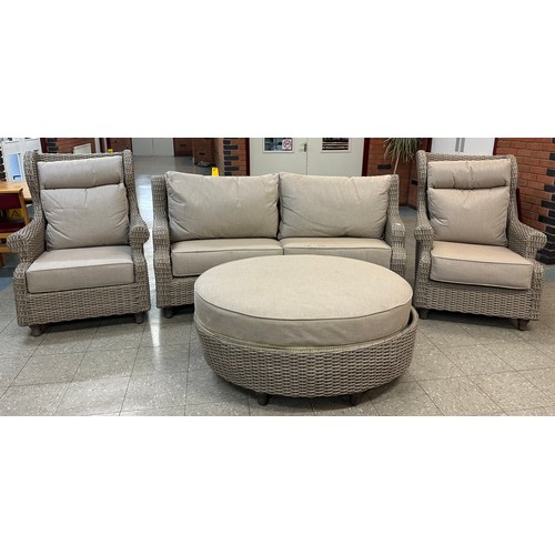 1455 - A Peak Season Mikala 4 piece high back deep seating set, original RRP £2333.31 + VAT (4189-11) *This... 