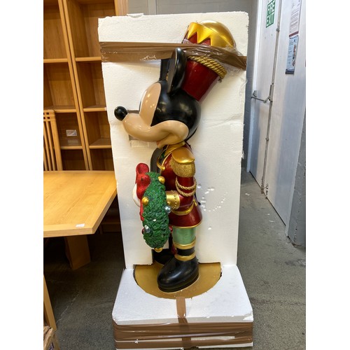 1609 - A Disney 5ft Mickey Store nutcracker , original RRP £666.66 + VAT (4189-21) (Damaged) *This lot is s... 