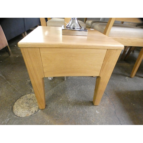 1454 - A Bonne oak lamp table * this lot is subject to VAT