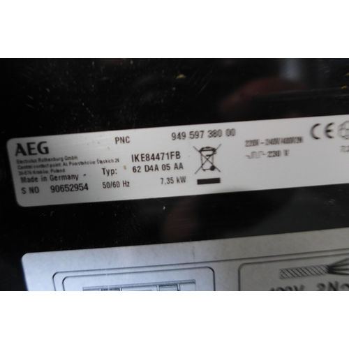 3005 - AEG 4 Zone Flexinduction Hob (H44xW780xD520) (Model no: IKE84471FB) , original RRP £732.50 inc. VAT ... 