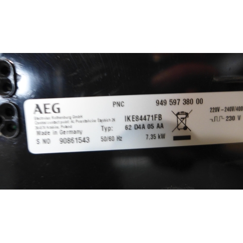 3006 - AEG 4 Zone Flexinduction Hob (H44xW780xD520) (Model no: IKE84471FB) original RRP £732.50 inc. VAT (4... 