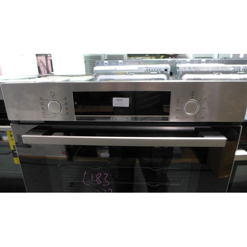 3025 - Bosch Series 4 Single Oven (H595xW594xD548) - model no.:- HBS534BS0B, original RRP £357.50 inc. VAT ... 