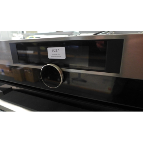 3027 - AEG Compact Steam Oven (H455xW594xD567) - model no.:- KSK892220M, original RRP £ (416-176) * This lo... 