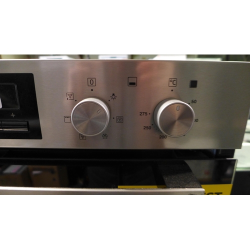 3029 - Zanussi Built Under Multifunction Double Oven (H715xW560xD548) - model no.:- ZOF35661XK, original RR... 