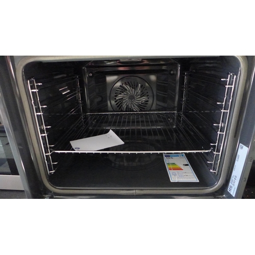 3031 - AEG Single Pyrolytic Oven with SteamBake (H594xW595xD567) - model no.:- BPK556220M, original RRP £65... 