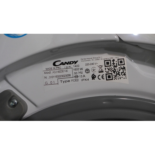 3049 - Candy Ultra Smart Touch Washing Machine (9Kg) (Model No: HCU1492DE/1) (416-197) * This lot is subjec... 