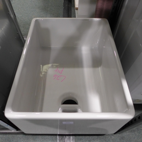 3081 - Belfast White 1.0 Sink, original RRP £207.50 inc. VAT (416-26) * This lot is subject to VAT