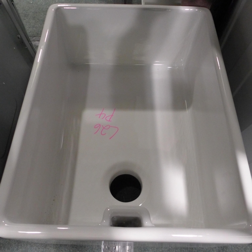 3081 - Belfast White 1.0 Sink, original RRP £207.50 inc. VAT (416-26) * This lot is subject to VAT