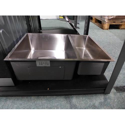 3090 - Metal and Composite Undermount 1.5 Bowl Sink (416-39) * This lot is subject to VAT