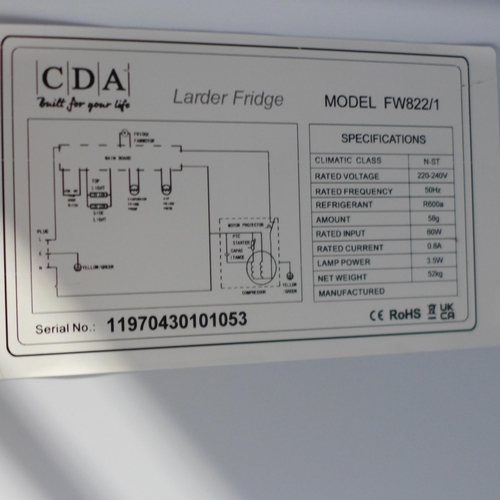 3096 - CDA Integrated Tower Fridge (H1772xW540xD540) - model no.:- FW822, original RRP £513.33 inc. VAT (41... 