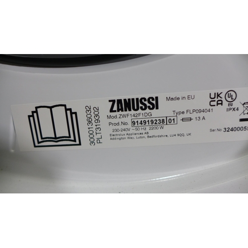 3097 - Zanussi 10kg Washing Machine (Model No: ZWF142F1DG) (416-153) * This lot is subject to VAT