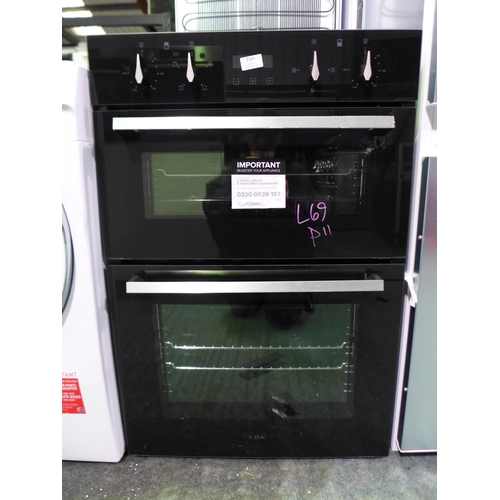 3101 - CDA Built-in Electric Double Oven (Model No: DC941BL) (H888xW595xD54), original RRP £537.50 inc. VAT... 