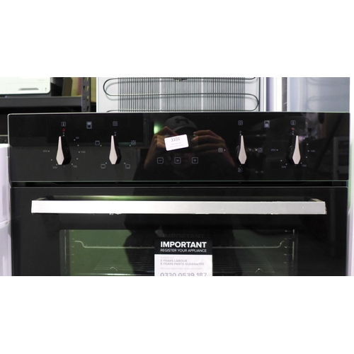 3101 - CDA Built-in Electric Double Oven (Model No: DC941BL) (H888xW595xD54), original RRP £537.50 inc. VAT... 