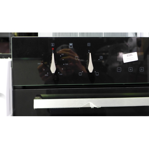 3101 - CDA Built-in Electric Double Oven (Model No: DC941BL) (H888xW595xD54), original RRP £537.50 inc. VAT... 