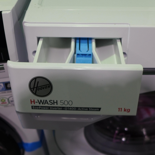 3102 - Hoover H-Wash 500 Freestanding Washing Machine (11kg) (H850xW600xD650) (Model No: HWB411AMC) origina... 