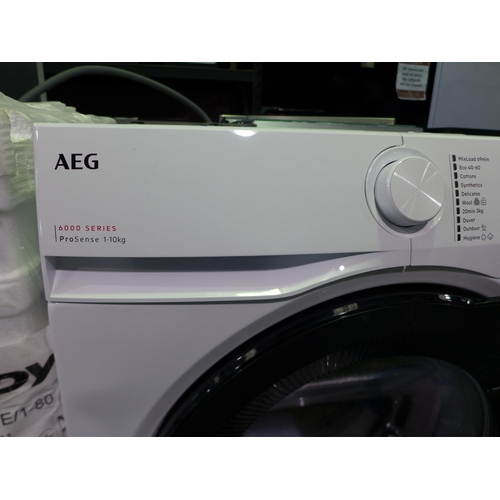 3103 - AEG 6000 Series Pro Sense Washing Machine (1-10KG) (Model No: LFR61144B)  (416-193) * This lot is su... 