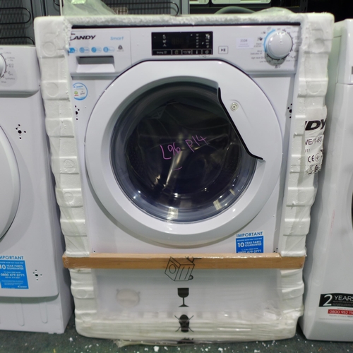 3104 - Candy Integrated Washer Dryer (9+5kg) (H820xW600xD525) - model no.:- CBD 495D1WE, original RRP £412.... 