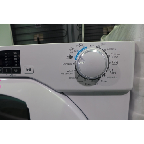 3105 - Candy Integrated Washing Machine (8kg) (H820xW600xD530) (Model No: CBW48D1W4-80) original RRP £374.1... 