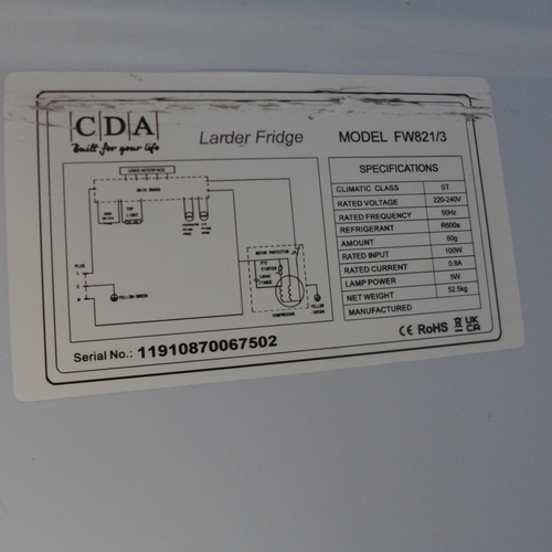 3108 - CDA Integrated Tower Fridge (Model No: FW821) original RRP £435.83 inc. VAT (416-1) * This lot is su... 