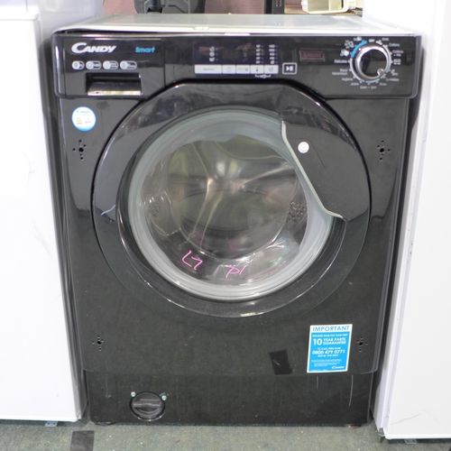 3109 - Candy 9kg Washing Machine (Model No: CBW49D2BBW4) (416-7) * This lot is subject to VAT