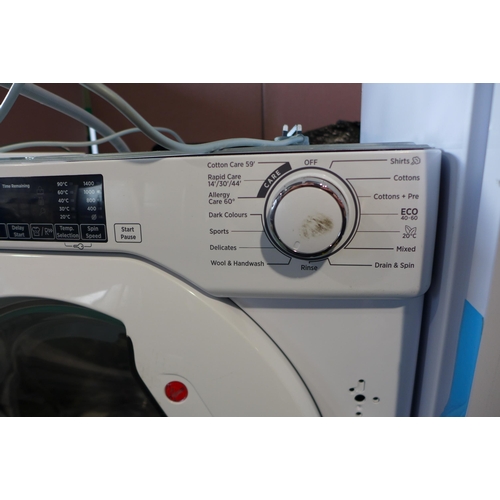 3114 - Hoover H-Wash 300 Lite Integrated Washing Machine (9kg) (Model No: HBWS49D1W4) (H820xW600xD530), ori... 