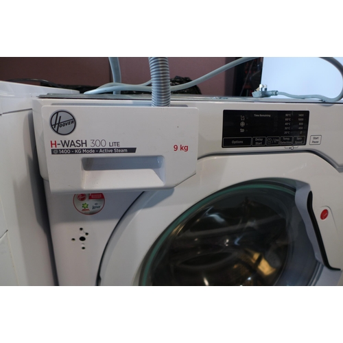 3114 - Hoover H-Wash 300 Lite Integrated Washing Machine (9kg) (Model No: HBWS49D1W4) (H820xW600xD530), ori... 