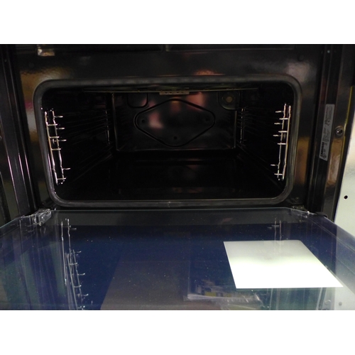 3119 - Zanussi Built In FanCook Double Oven (Damaged Door) (H888xW594xD568) - model no.:- ZKHNL3X1, origina... 