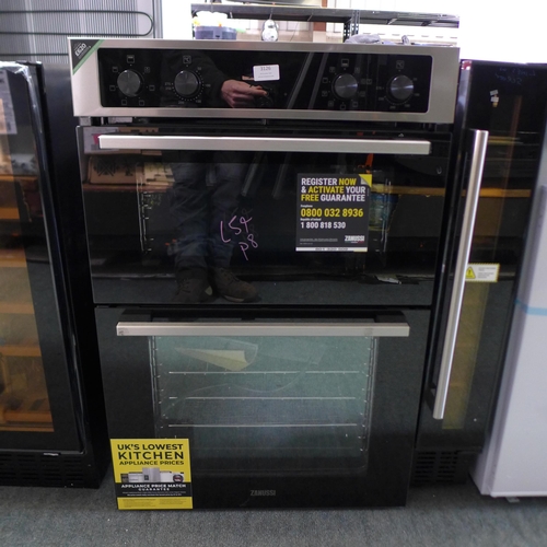 3126 - Zanussi Built In Airfry Double Oven (H888xW594xD568) - model no.:- ZKCNA4X1, original RRP £620 inc. ... 