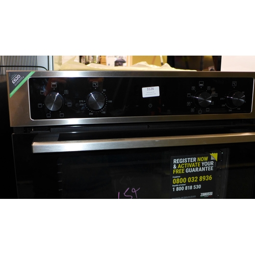 3126 - Zanussi Built In Airfry Double Oven (H888xW594xD568) - model no.:- ZKCNA4X1, original RRP £620 inc. ... 