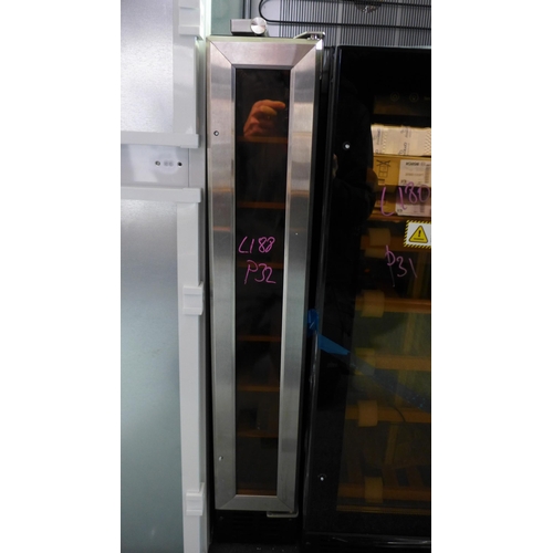 3128 - Viceroy Under Counter 15cm Wine Cooler (H870xW148xD570) - model no.:- WRWC15SSED, original RRP £240.... 