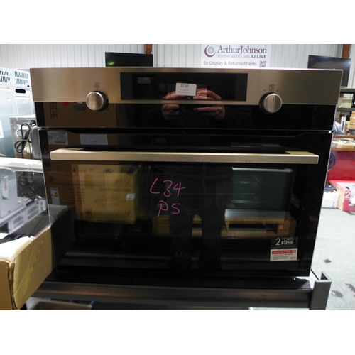 3130 - AEG Combi Microwave (H455xW595xD567) - model no:- KMK565000X, original RRP £582.50 inc. VAT (416-34)... 