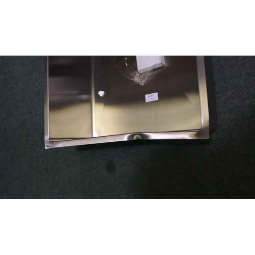 3137 - Metal & Composite Trough Style - Undermount Sink (Dinted Frame) (416-195) * This lot is subject to V... 