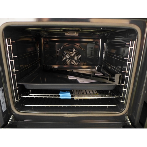 3138 - Zanussi Single Pyrolytic Oven  - Model: ZOPNX6XN (Loose Internal Glass) Stainless Steel (H594xW594xD... 