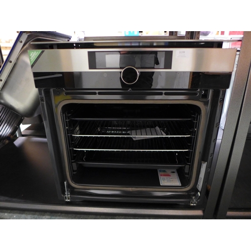 3139 - AEG Pyrolytic Single Oven (Damaged Door) (H594xW594xD567) - model no:- BPK842720M, original RRP £832... 