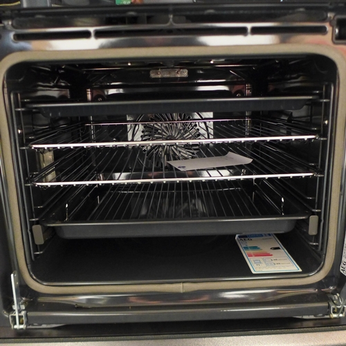 3139 - AEG Pyrolytic Single Oven (Damaged Door) (H594xW594xD567) - model no:- BPK842720M, original RRP £832... 