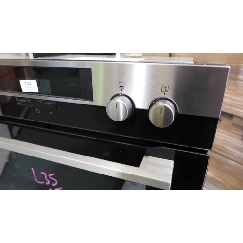 3142 - AEG Built In Double Oven (H888xW594xD548) - model no:- DEK431010M, original RRP £775 inc. VAT (416-3... 