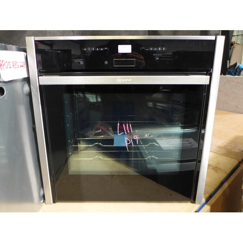 3143 - Neff N70 Single Multifunction Pyrolytic Slide & Hide Oven - Stainless Steel (H595xW596xD548) - model... 