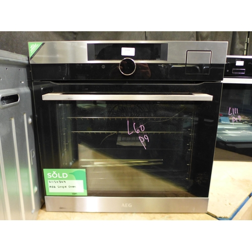 3144 - AEG Single SousVide Oven (H594xW594xD567) - model no:- BSK892330M, original RRP £1249.17 inc. VAT (4... 