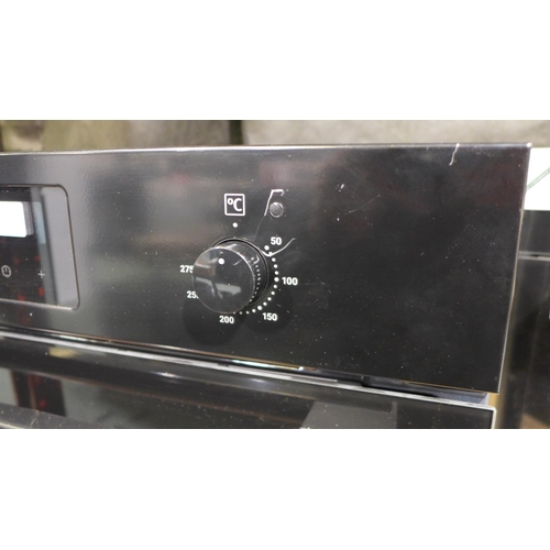 3145 - Zanussi Single Multifunction Oven Model: ZOHNX3K1 - Black (H589xW594xD568), original RRP £265.83 inc... 