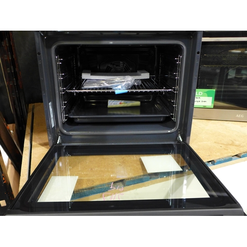 3145 - Zanussi Single Multifunction Oven Model: ZOHNX3K1 - Black (H589xW594xD568), original RRP £265.83 inc... 