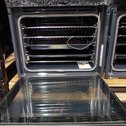 3158 - AEG Single Pyrolytic Steam Oven (Damaged Door) (H594xW594xD567) - model no:- BSK774320M, original RR... 