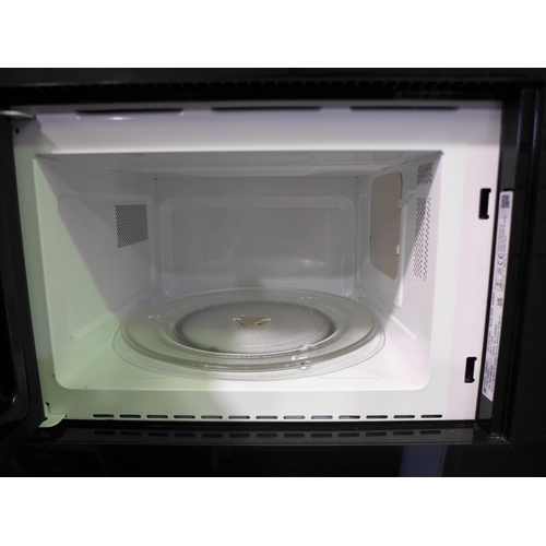 3167 - Zanussi Integrated Microwave - model no:- ZMBN4SX, (Damaged Corner) (416-118) * This lot is subject ... 